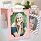 Big Dot of Happiness Rose Gold Grad - Graduation Party 4x6 Picture Display - Paper Photo Frames - Set of 12